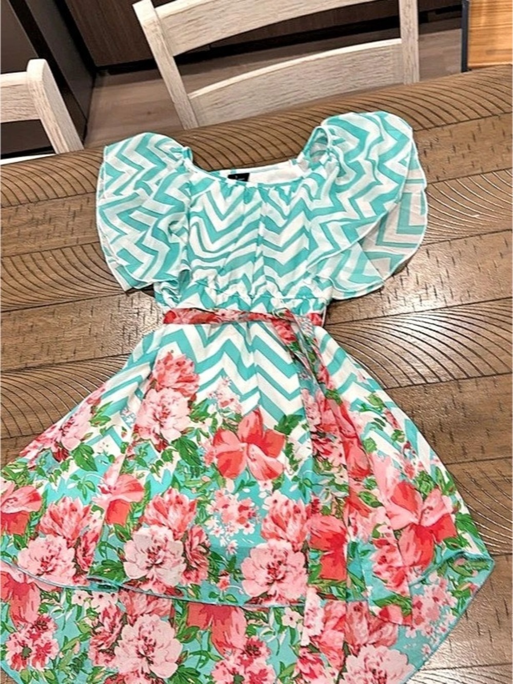 Holiday editions Girls Floral Party Dress